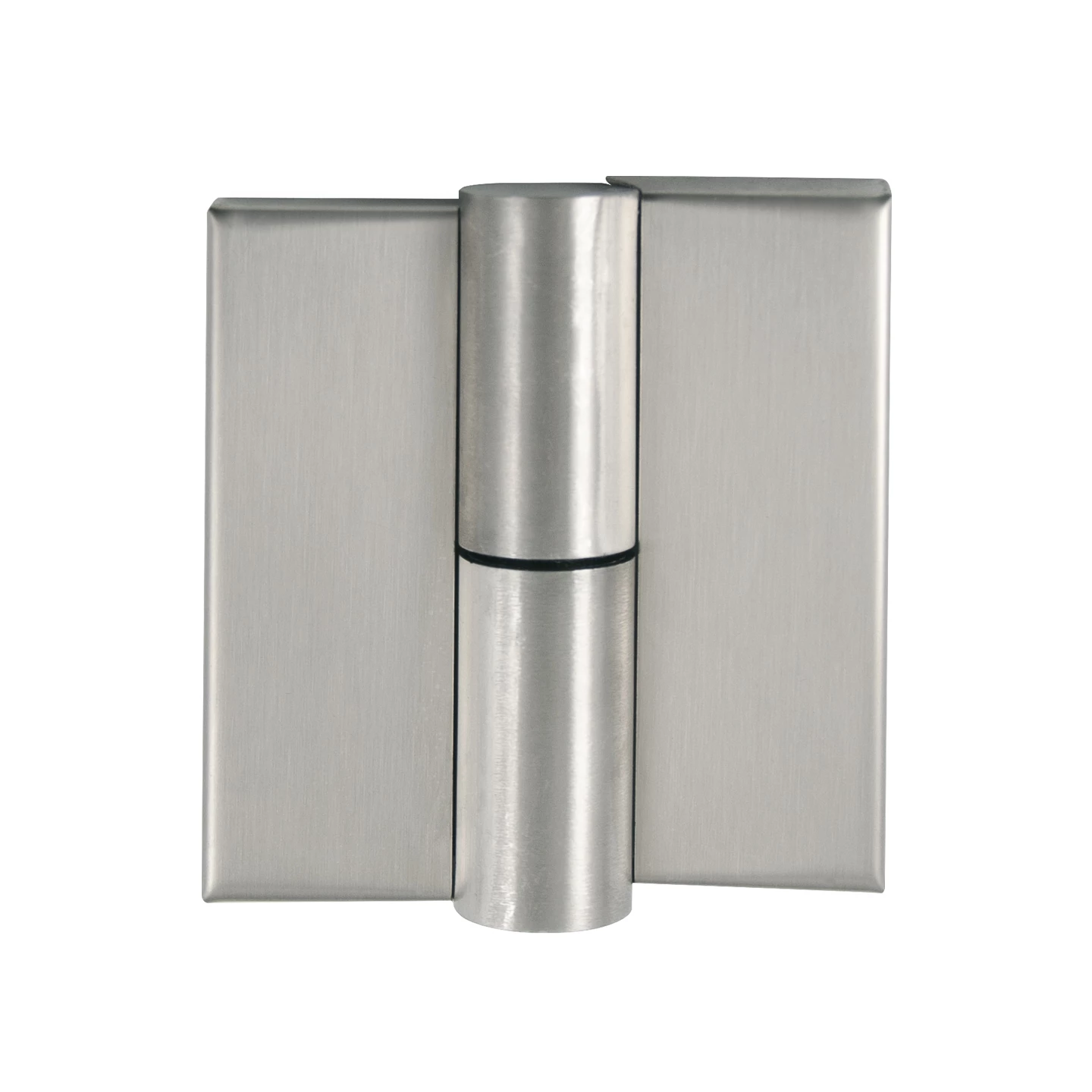 Hinge, stainless steel for compact board with hidden screws