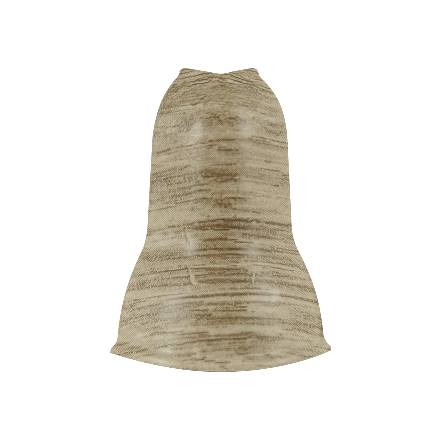 External corner for PVC skirting profile - Natural oak
