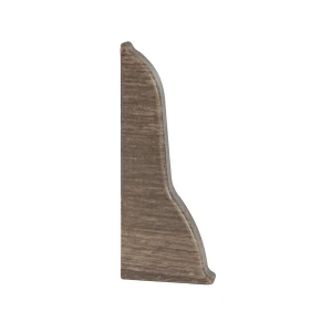 End cap left for PVC skirting profile - Oak Lordi