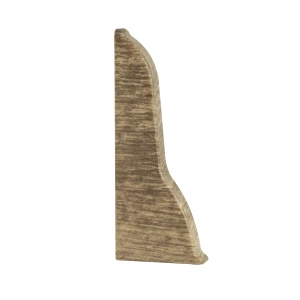 End cap left for PVC skirting profile - Dorian Oak