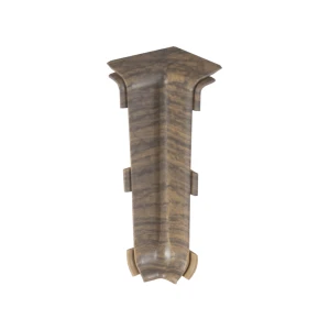 Internal corner for PVC skirting profile - Oak Leonardo