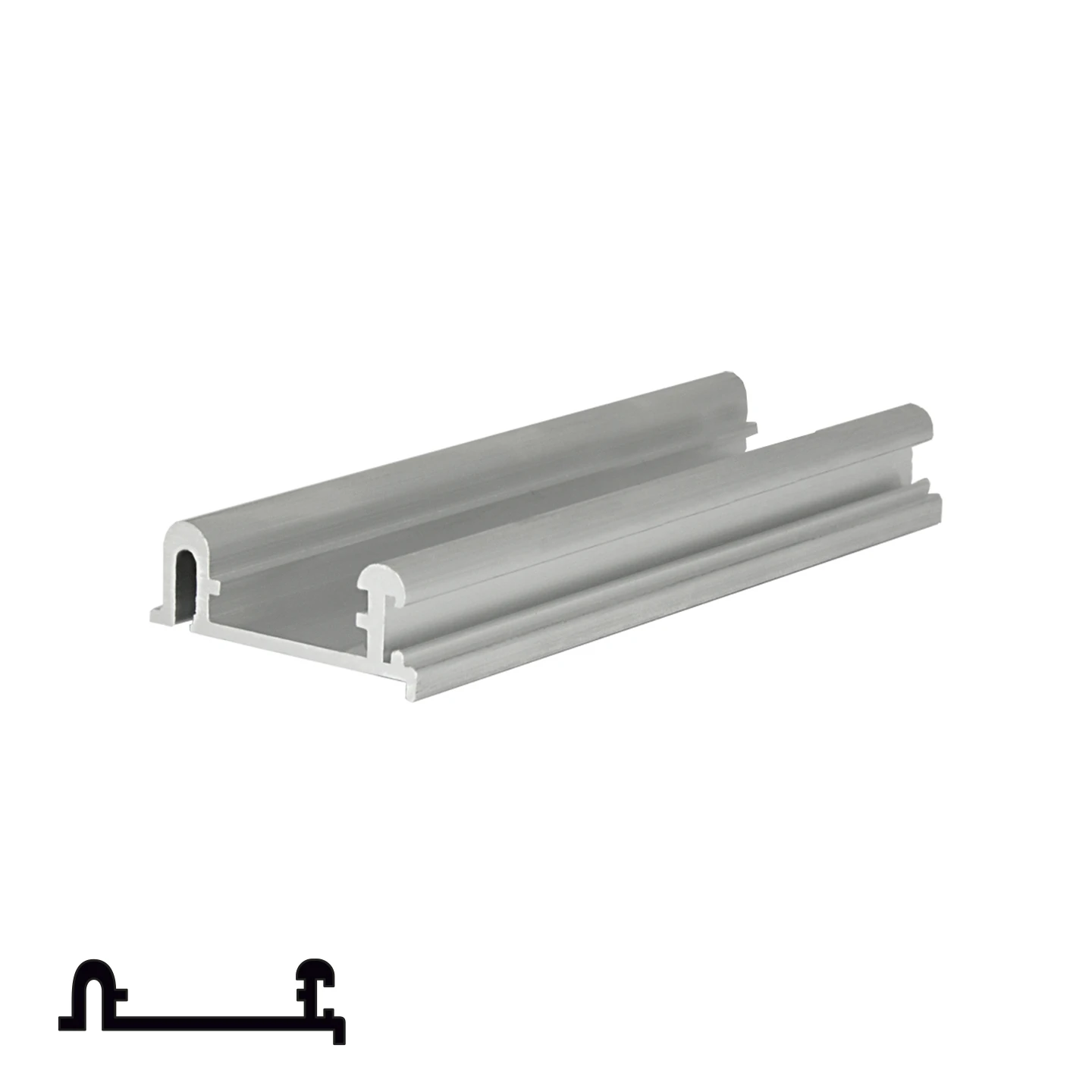 Upper rail for sliding system SGM01 - 6 m
