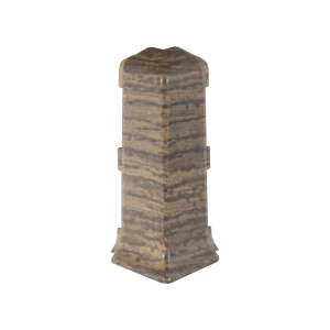 External corner for PVC skirting profile - Oak Leonardo