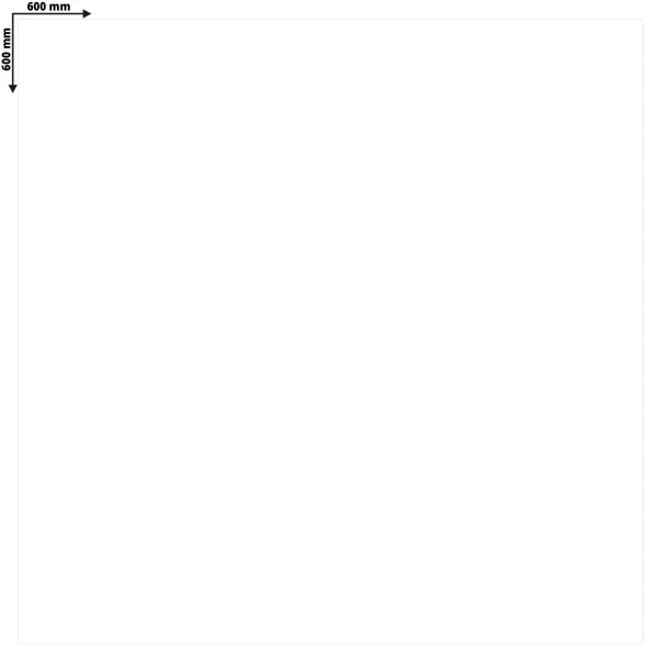 600 x 600 mm