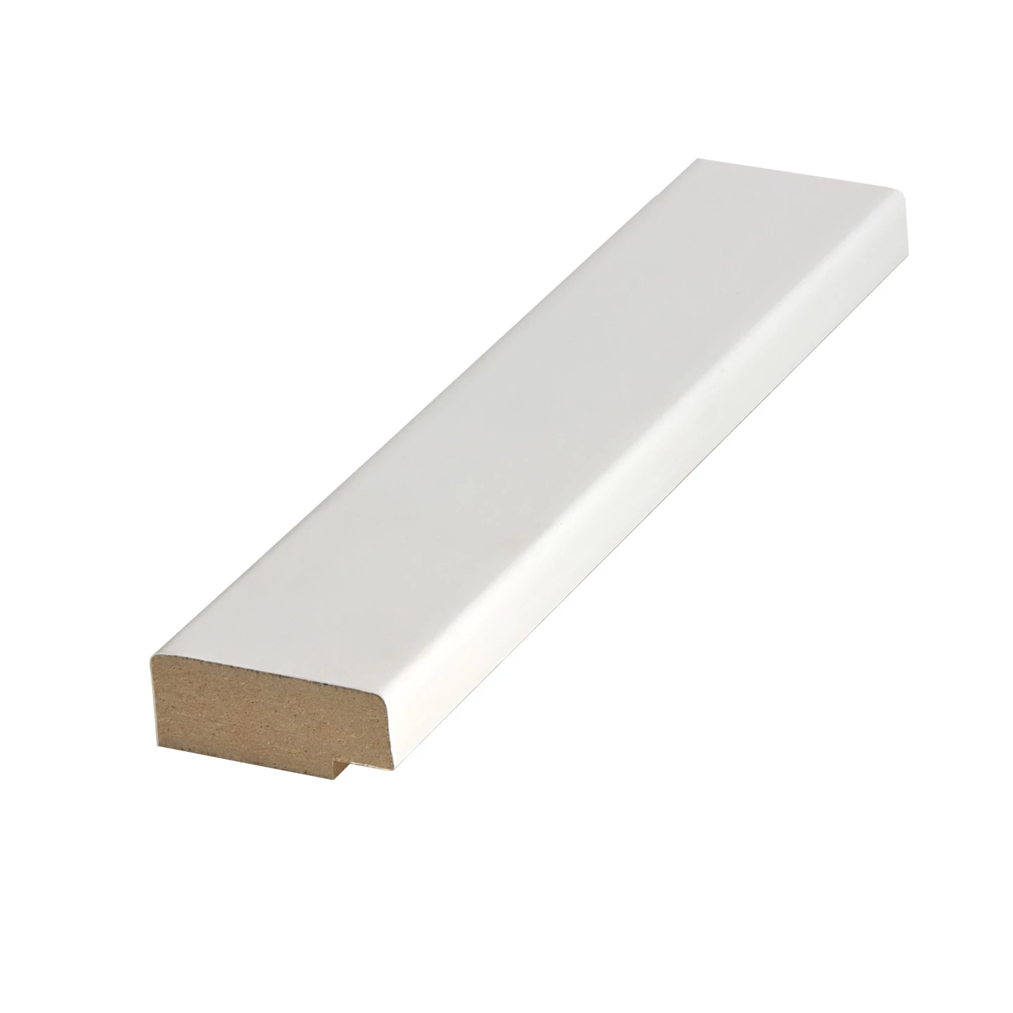 MDF wall profile - 01PR.4303 - PP White smooth - 2800 mm