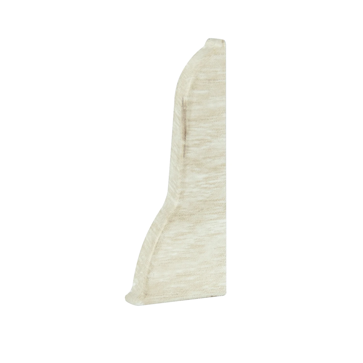 End cap right for PVC skirting profile - Oak Bergen