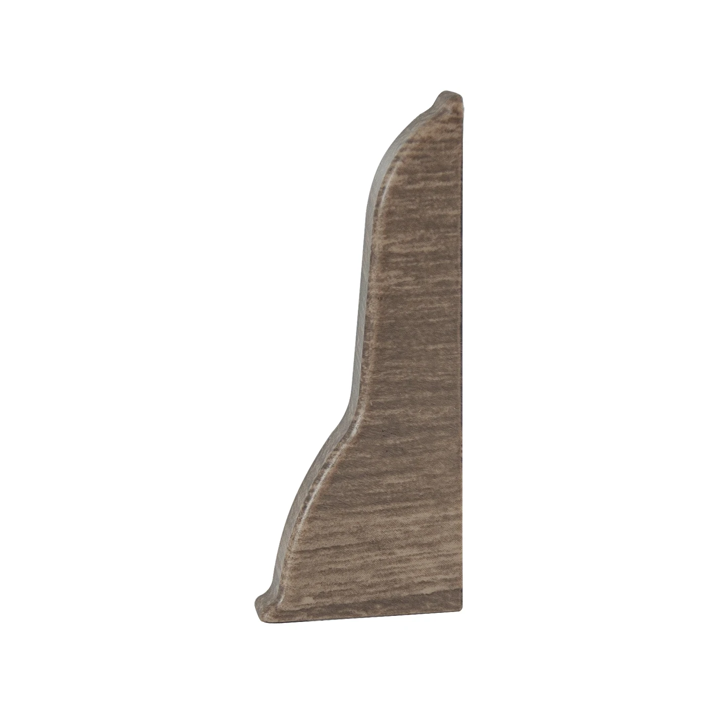 End cap right for PVC skirting profile - Oak Lordi