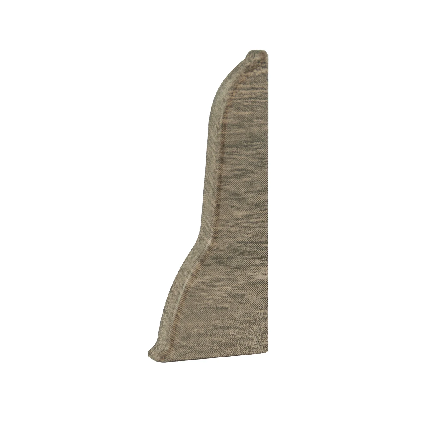 End cap right for PVC skirting profile - Jasper oak