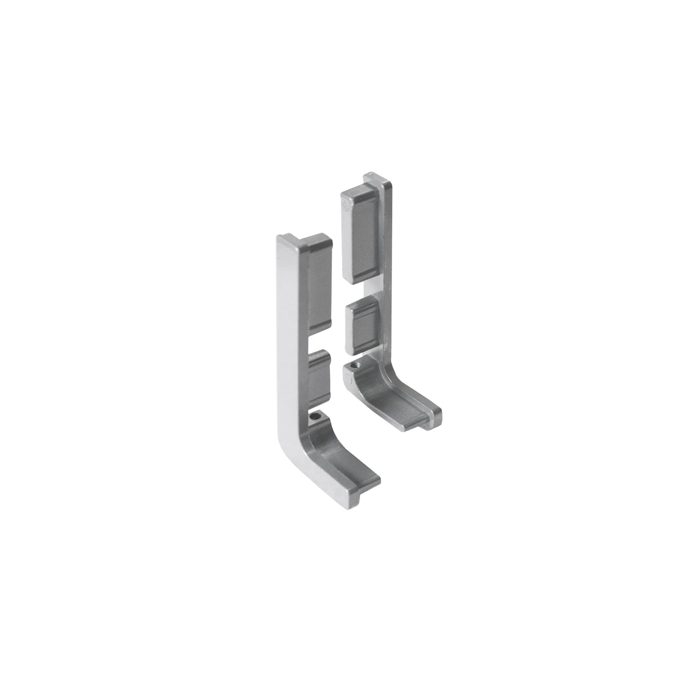 Handless Profile Types PVC cap left and right for handless Gola profile 08PR.1005, grey