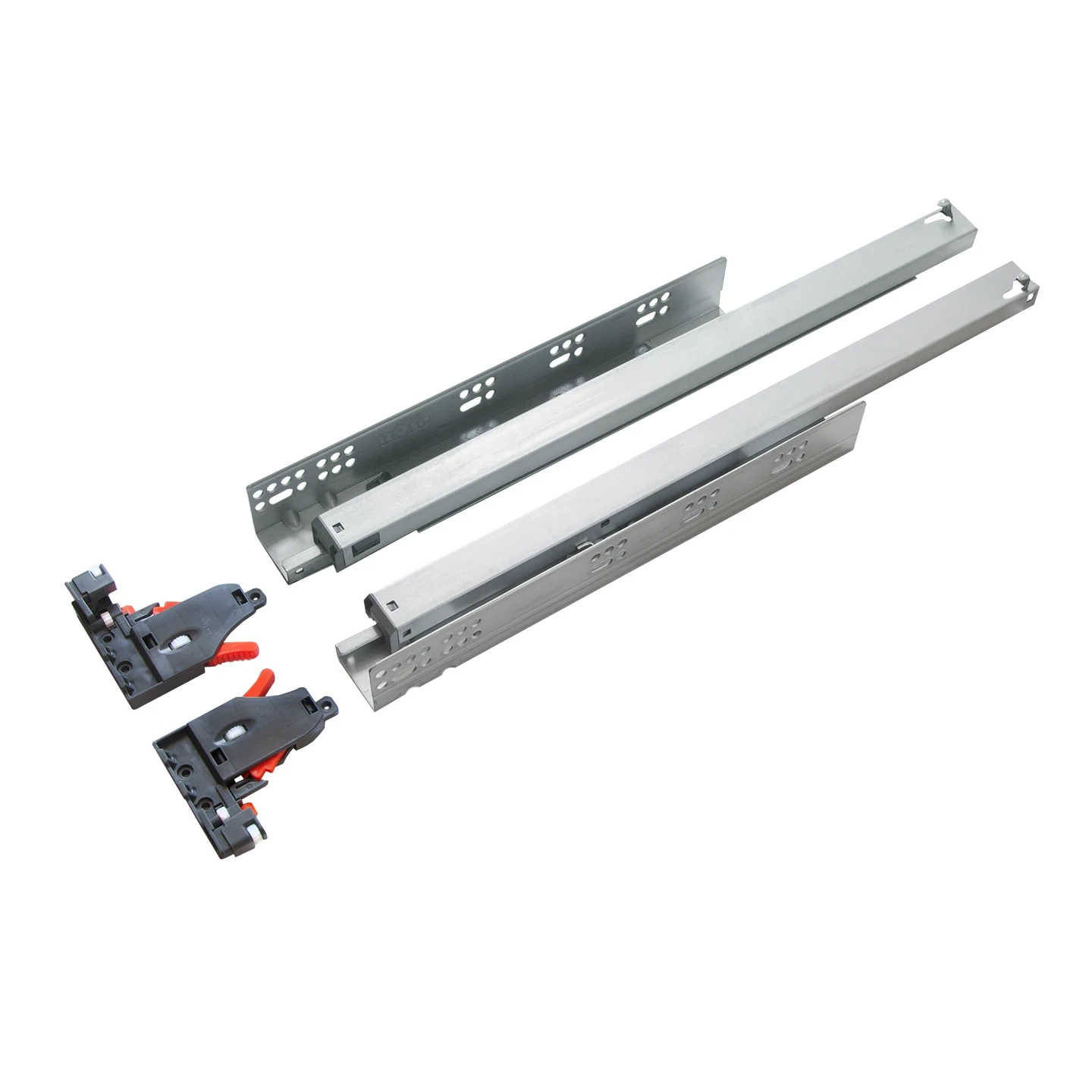 BETA concealed undermount slide - full extension, synchronized, 3D adjustment, soft closing, set with locking devices
