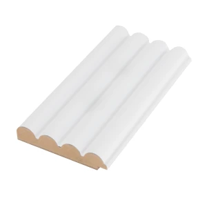 MDF wall profile - 01PA.2200Y-A, end left - White - 2800 mm