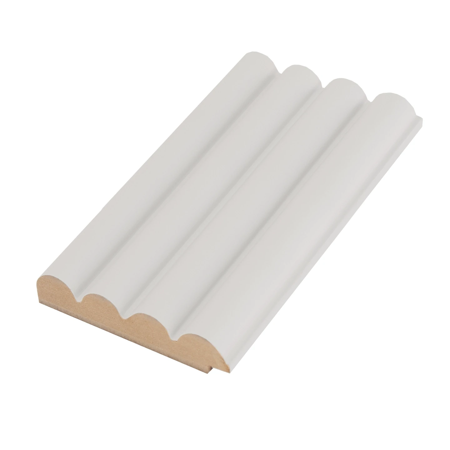 MDF wall profile - 01PA.2200Y-A, end left - Sahara - 2800 mm