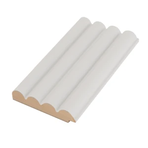 MDF wall profile - 01PA.2200Y-A, end left - Sahara - 2800 mm