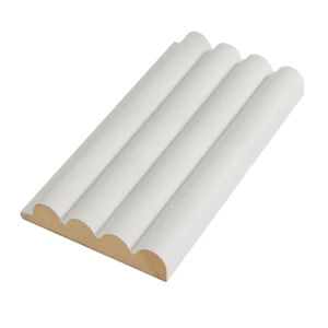 MDF wall profile - 01PA.2200Y-B, end right - Sahara - 2800 mm