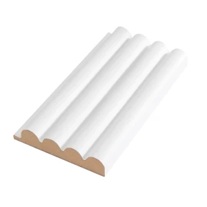 MDF wall profile - 01PA.2200Y-B, end right - White - 2800 mm