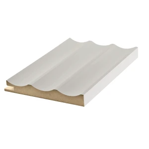 MDF wall profile - 01PA.2050-B, end right  -Sahara - 2800 mm