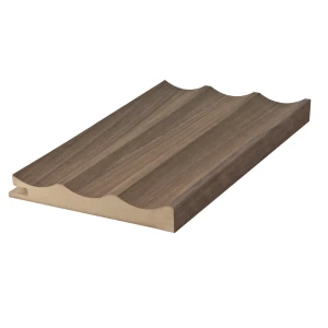 MDF wall profile  - 01PA.2050-R, end right  - Light walnut - 2800 mm