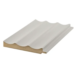 MDF wall profile  - 01PA.2050-A, end left  - Sahara - 2800 mm