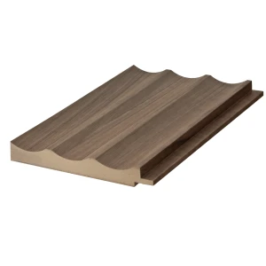 MDF wall profile  - 01PA.2050-A, end left  - Light walnut - 2800 mm