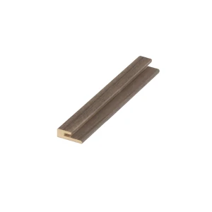 MDF wall profile - 01PA.3783-A, end left - Light walnut - 2800 mm