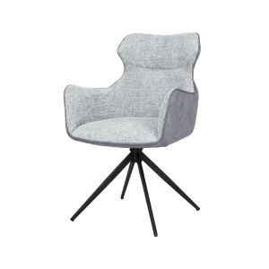 Dining chair  - Falcon - 360° rotating - Gray