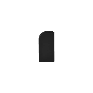 End cap for worktop profile 07V.210 - vertical, black matte, right