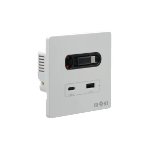 Зарядно за бързо зареждане - контакт, USB тип А и C, USB кабел за зареждане тип C