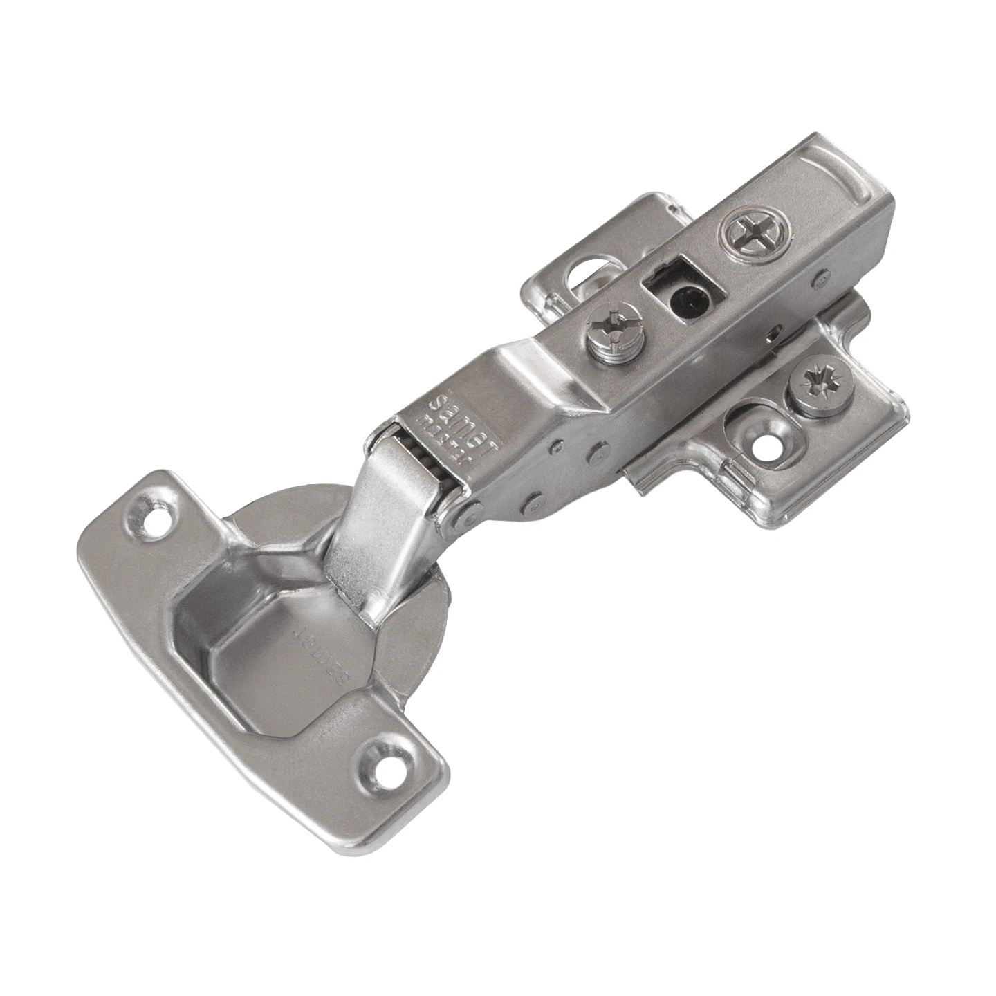 MASTER 3D 110° Half overlay hinge, click-on