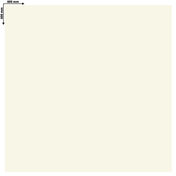600 x 600 mm