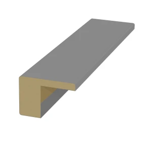 MDF profile - 01PA.1041 - Matte - 2800 mm - Colour 257 - Silver